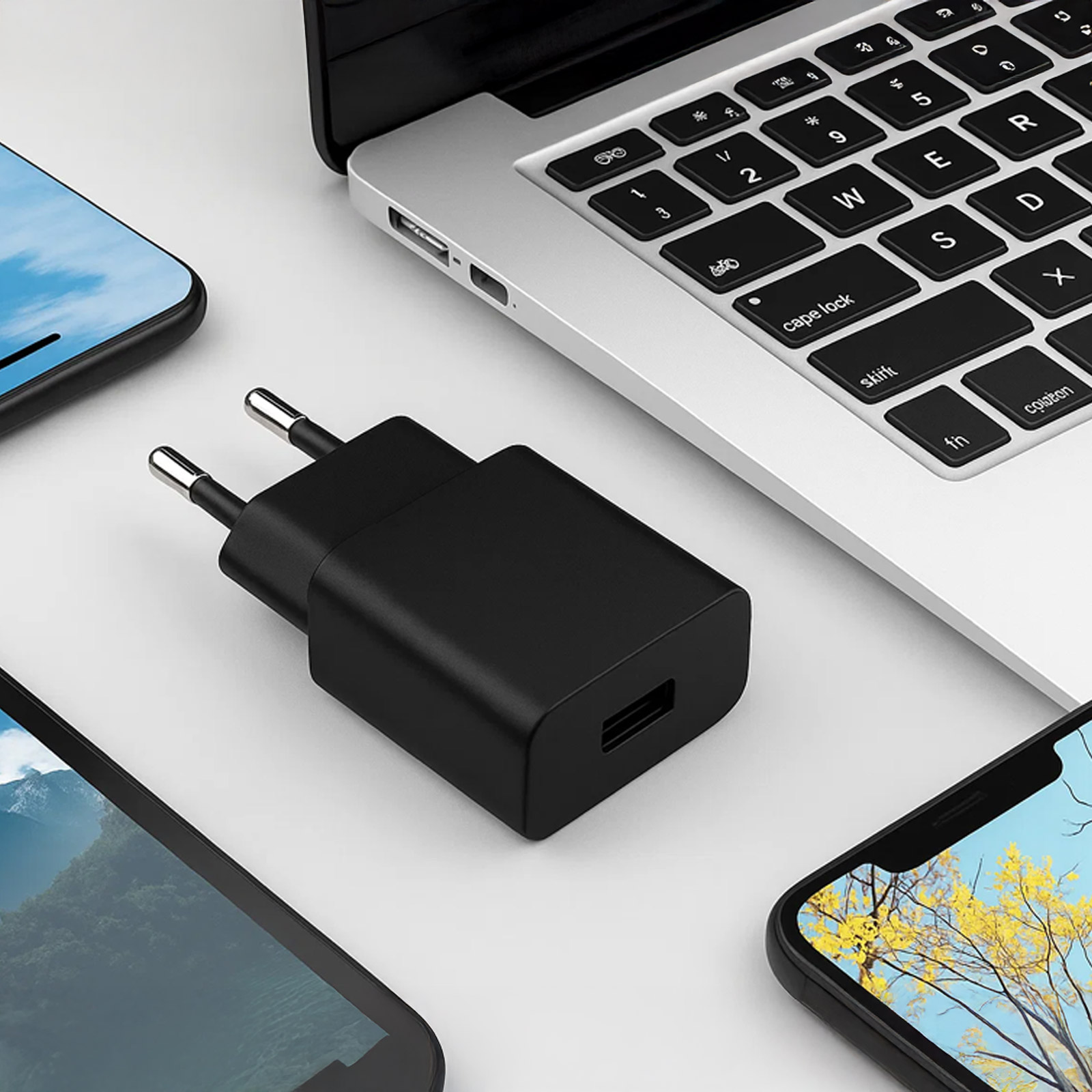 Alimentation USB chargeur 5V 2A Noir – Image 2