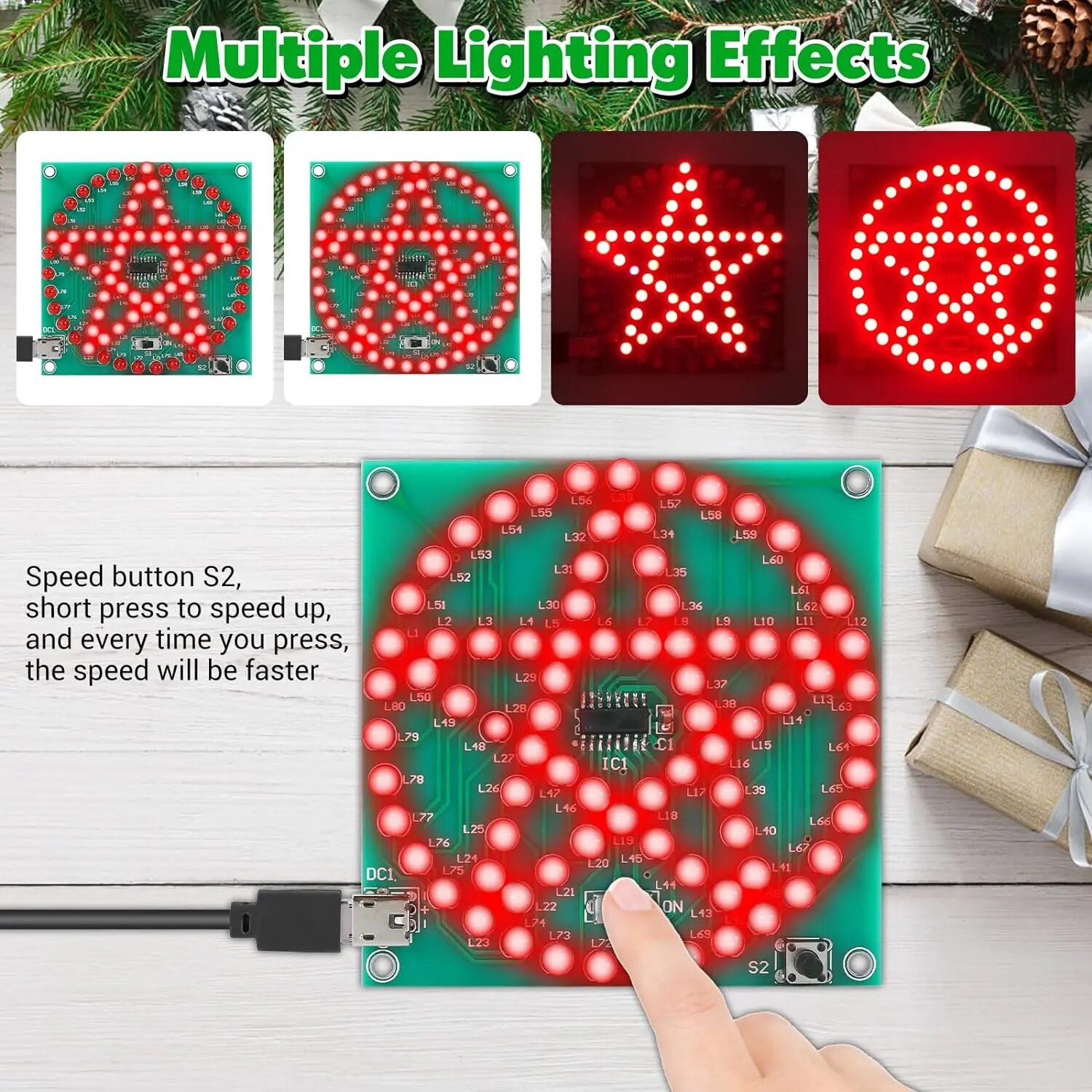 Kit LED Chenillard Étoile Pentagramme – Image 7