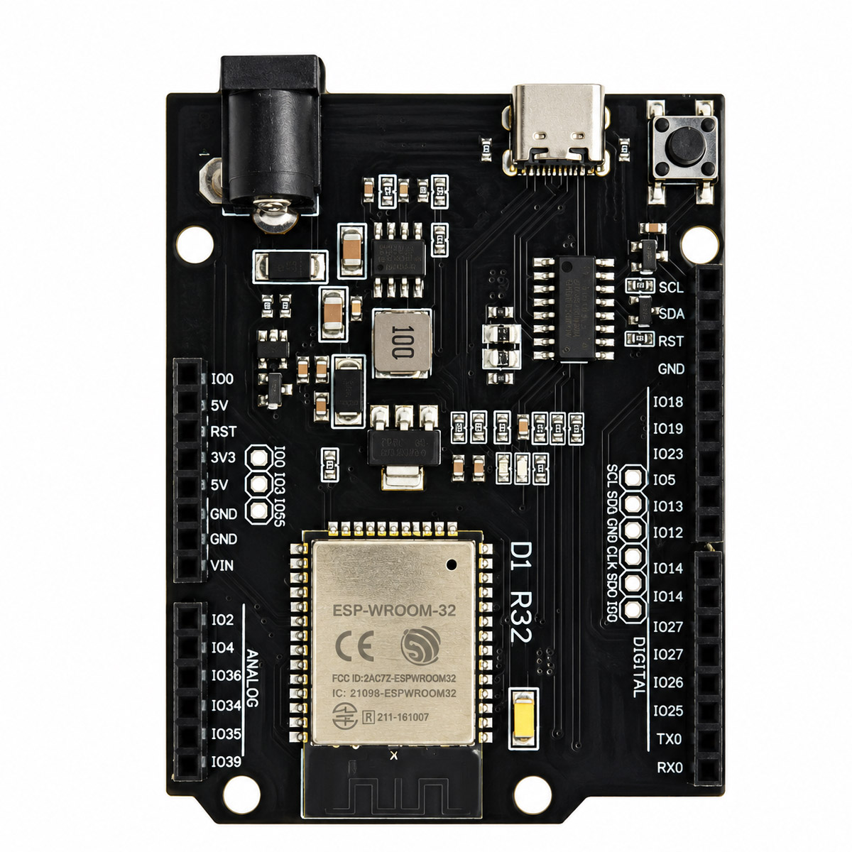 Carte de développement ESP32 D1 UNO R3 USB-C