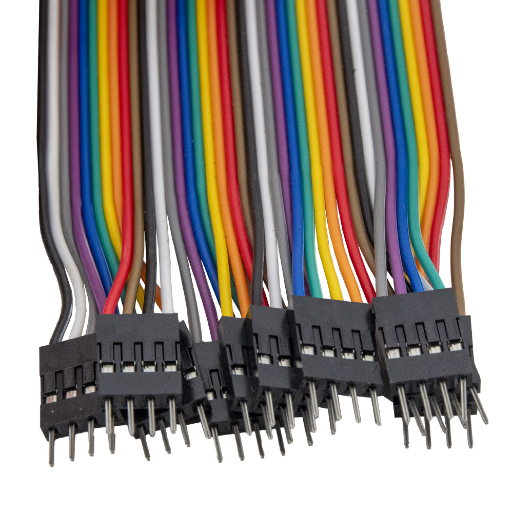 10x câble Dupont 4 broches femelle-mâle 30 cm – Image 3
