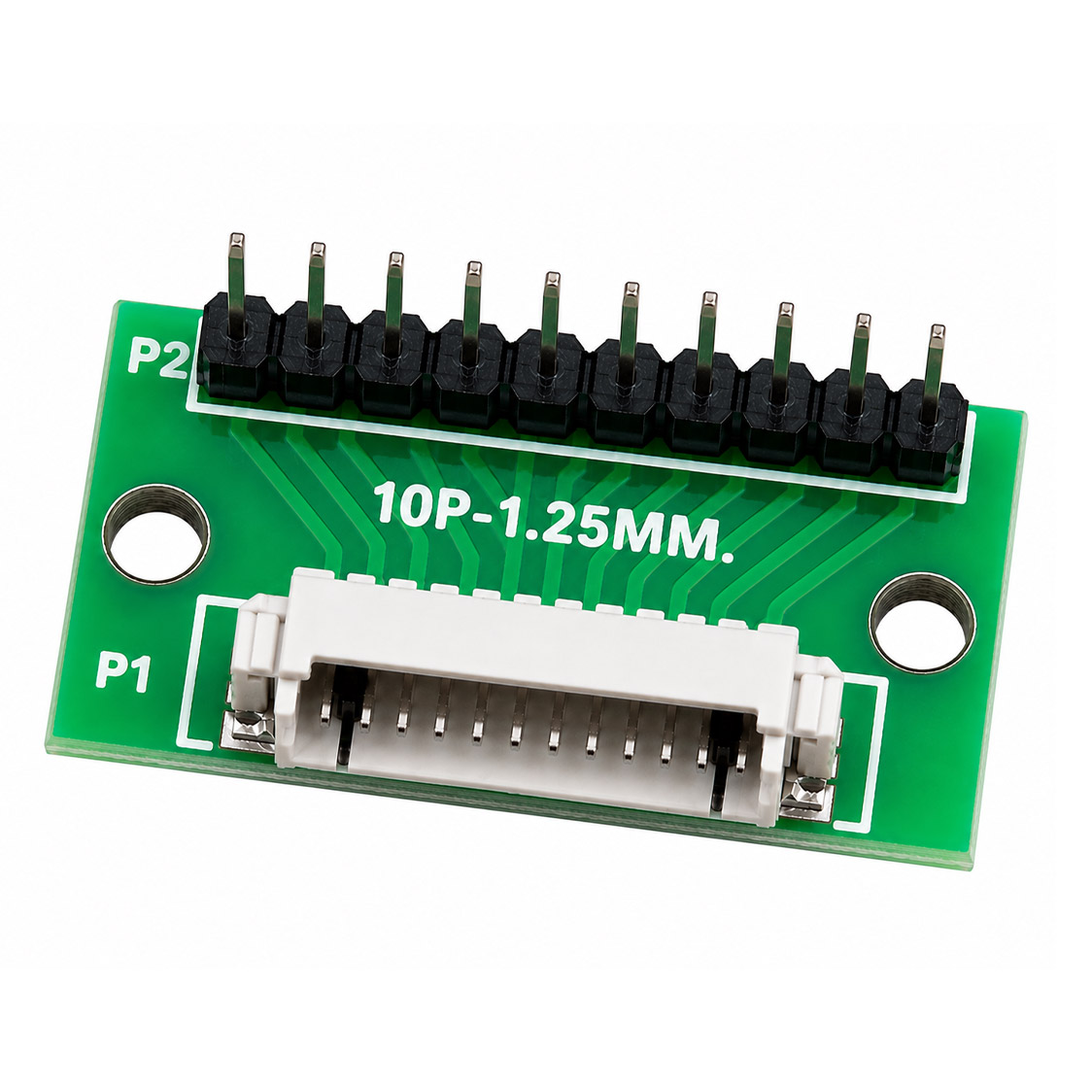 Carte adaptatrice JST 1,25 mm vers 2,54 mm 10 broches