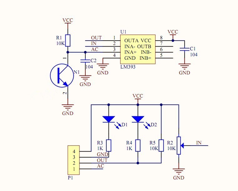Capteur de flamme récepteur infrarouge module avec puce LM393 – Image 4