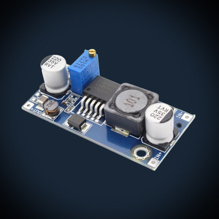 Module LM2596 StepDown (exemple d'utilisation)