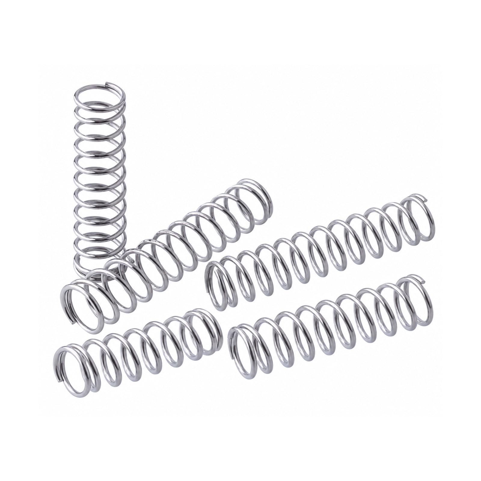 5x ressort de compression acier inoxydable 0.5 x 5 x 20 mm