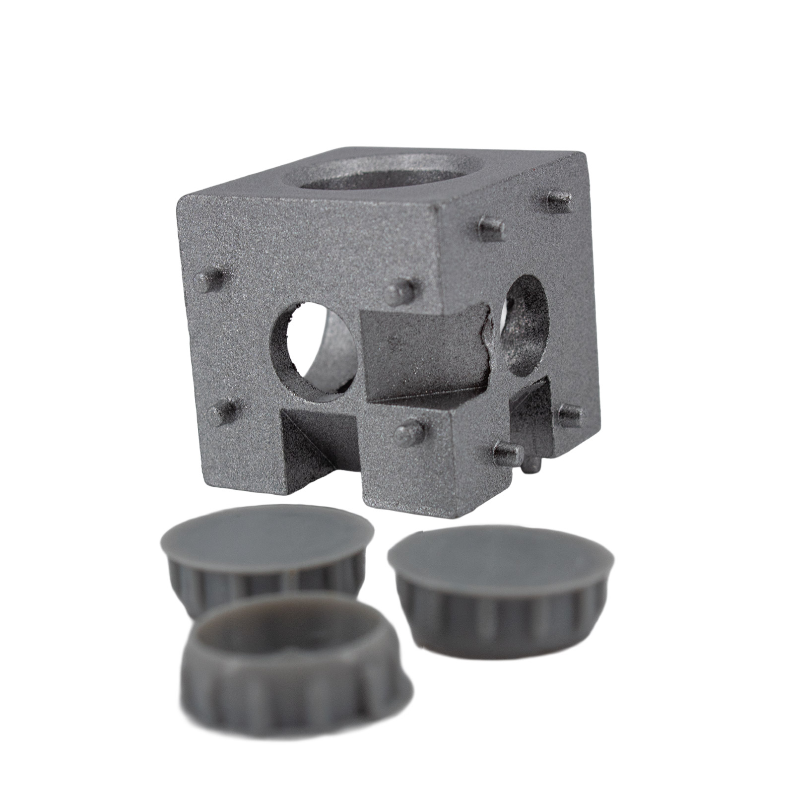 Connecteur d'angle 3 voies pour profilés aluminium 3030