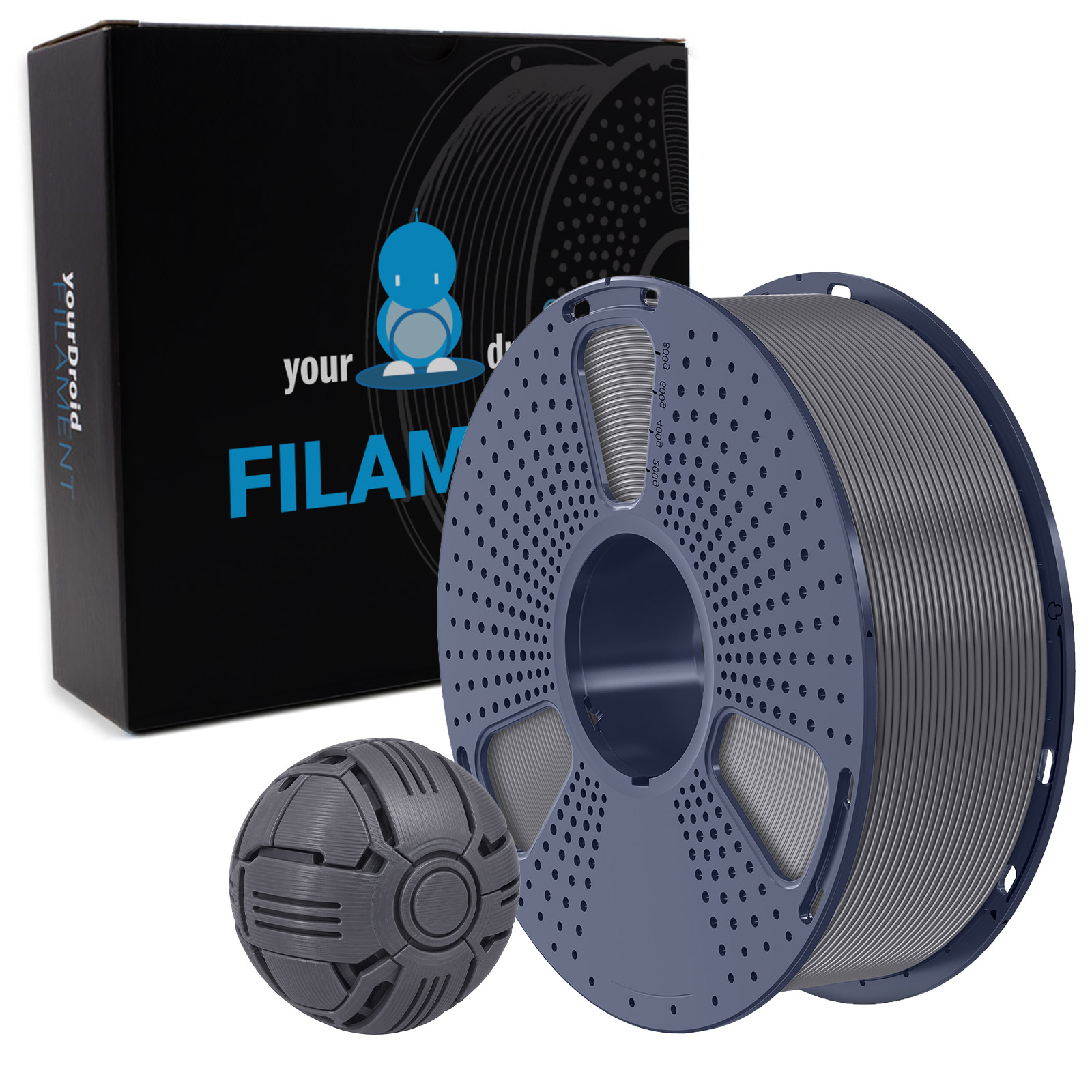 yourDroid Filament TPU 90A Gris 1,75 mm 1 kg