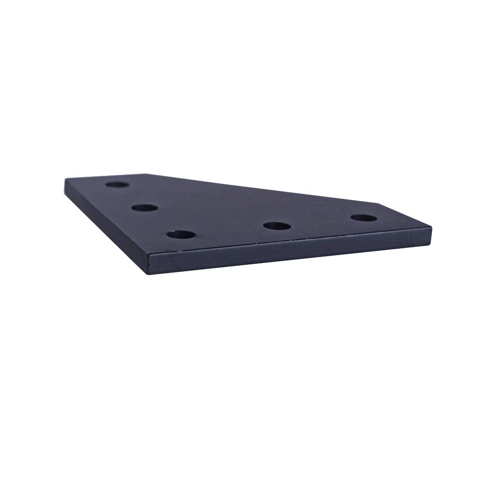 Plaque de connexion en L 90° pour profilés aluminium 2020, noir – Image 2
