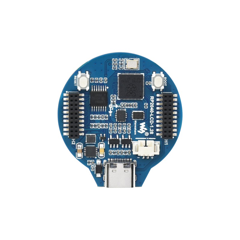 Carte Waveshare RP2040 avec écran 1,28" 240x240 rond – Image 5