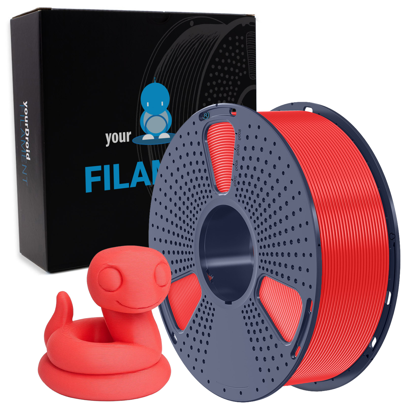 Filament ABS yourDroid Rouge 1,75 mm 1 kg