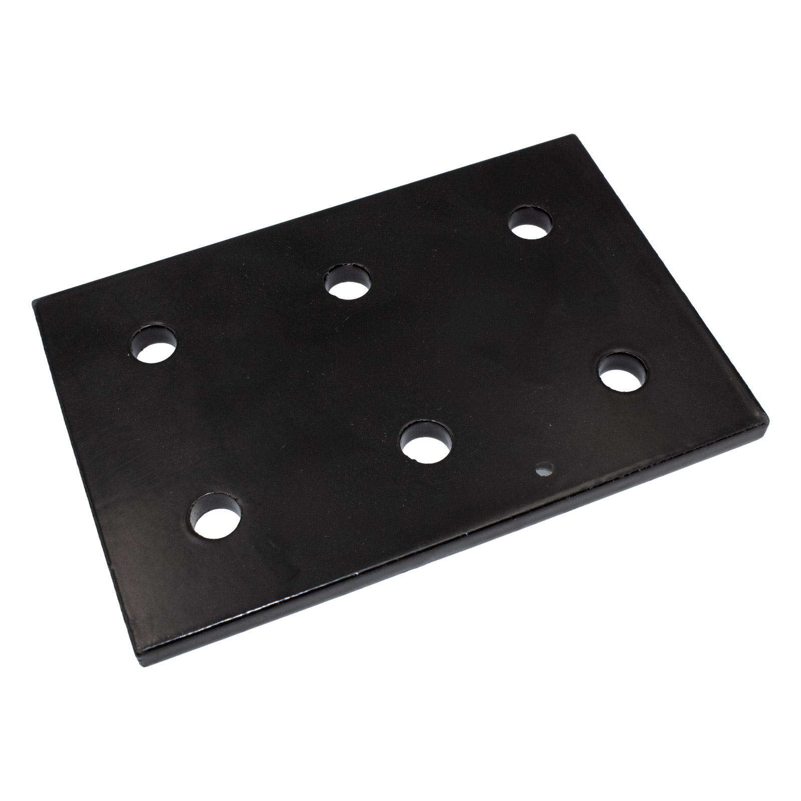 Plaque de montage 6060-6 pour profilés en aluminium Noir