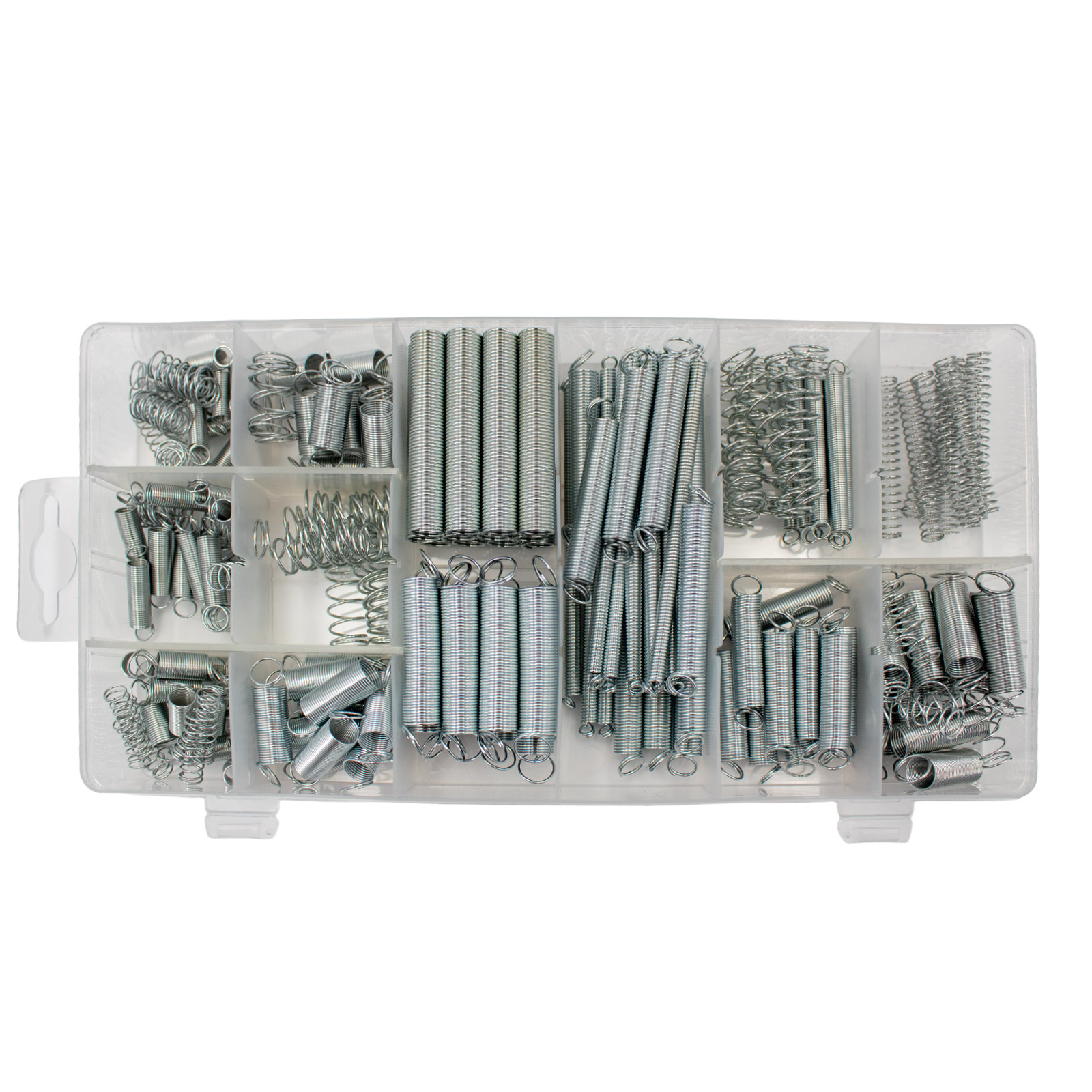 Kit assortiment de ressorts en acier inoxydable - ressorts de compression et de traction avec boîte, 200 pièces – Image 3