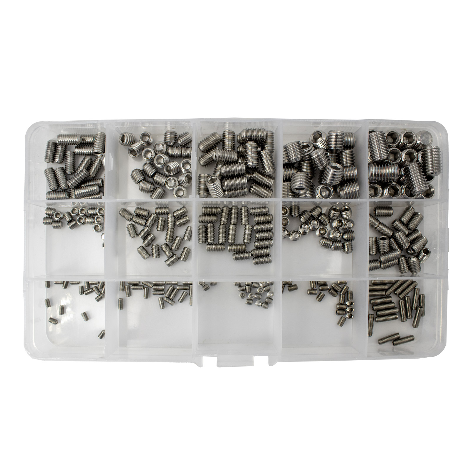 Kit de vis sans tête en acier inoxydable 300 pièces – Image 2