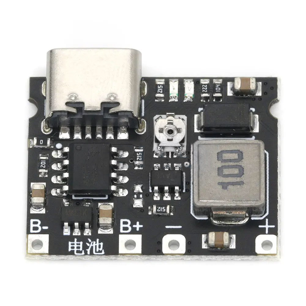 Module de charge convertisseur de tension pour accumulateurs Lithium Li-Ion 18650 3,7-4,2V vers 4,2-28V – Image 3