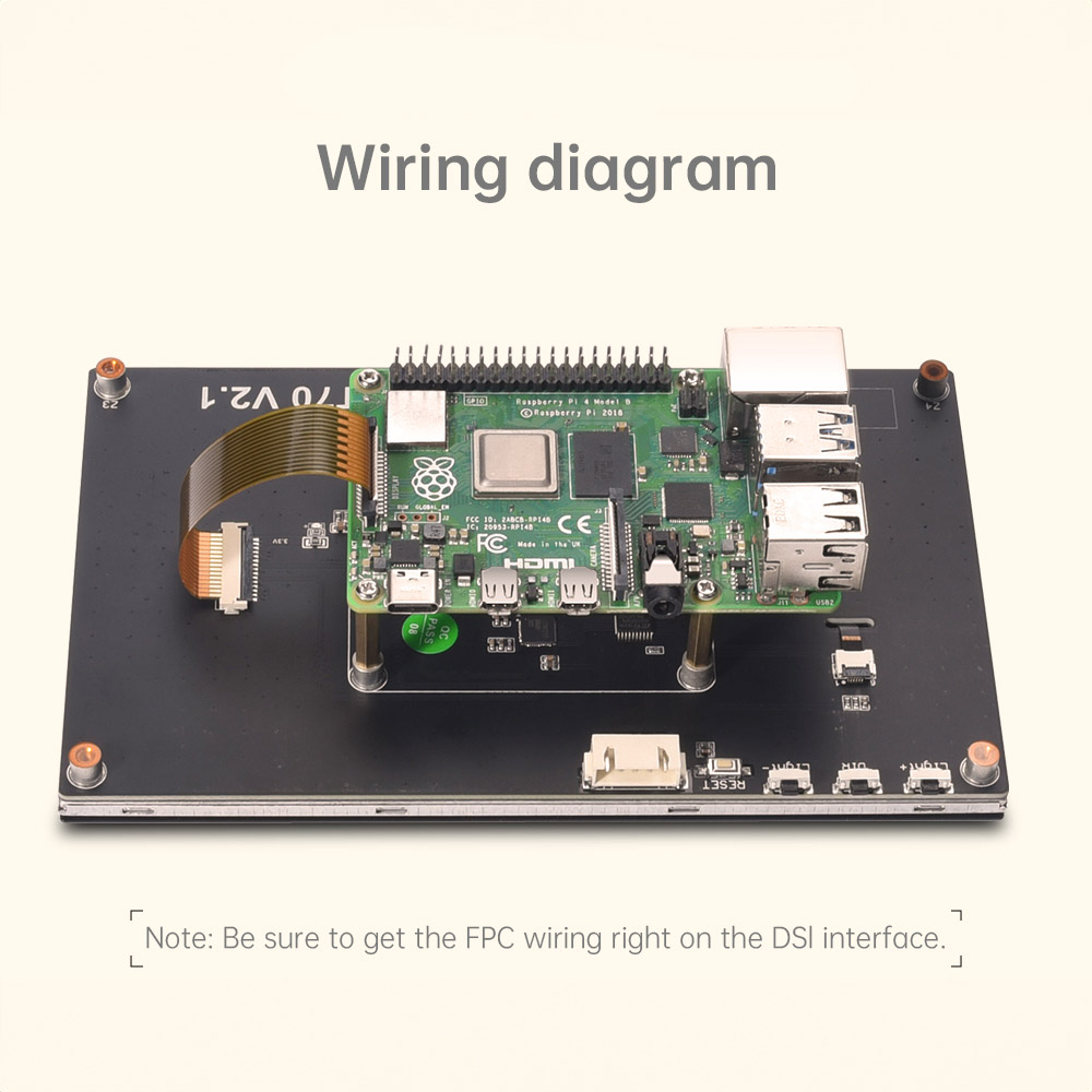Écran tactile BTT Pi TFT43 LCD pour Octopus Pro et Raspberry Pi – Image 4