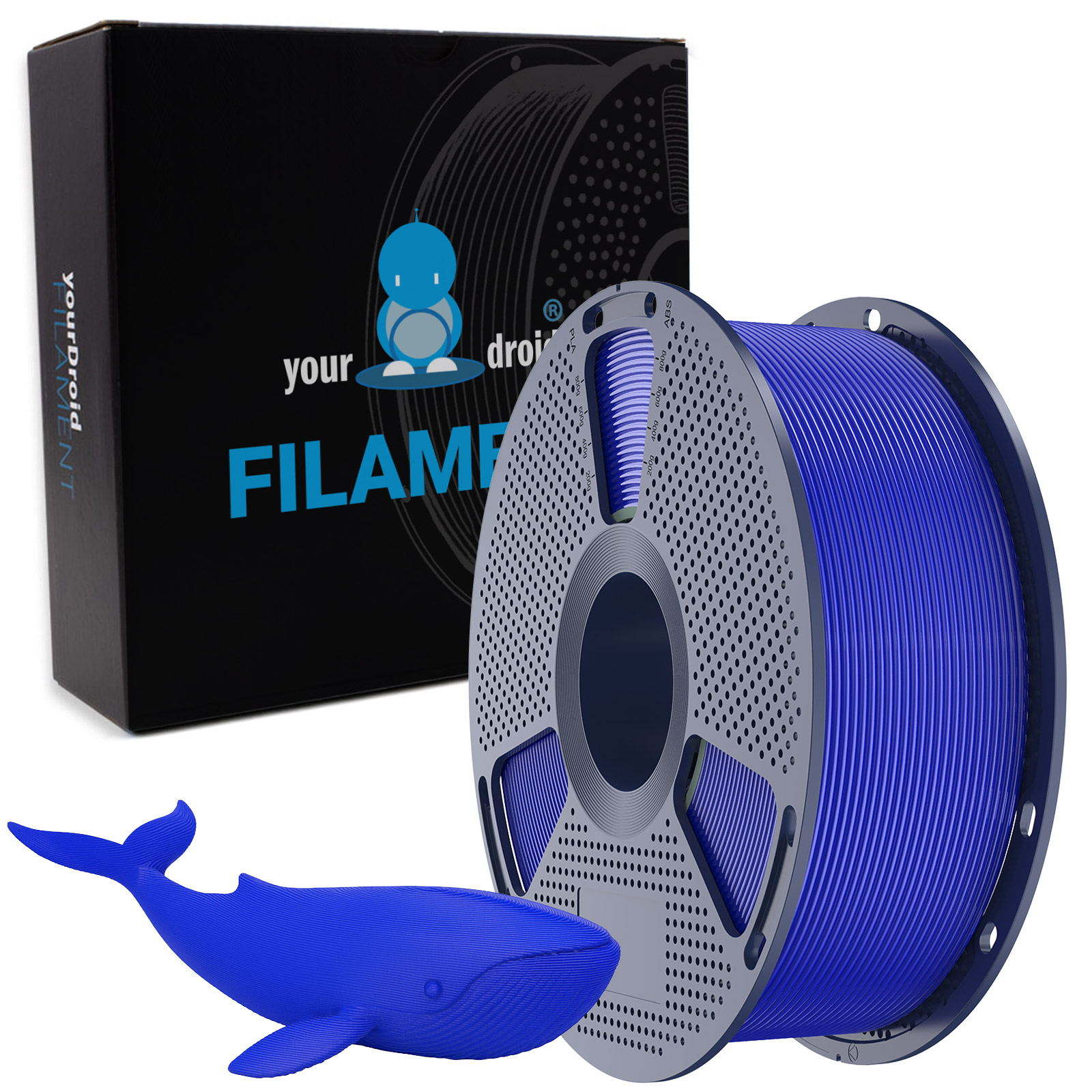 Filament PLA yourDroid bleu cobalt 1,75 mm 1 kg