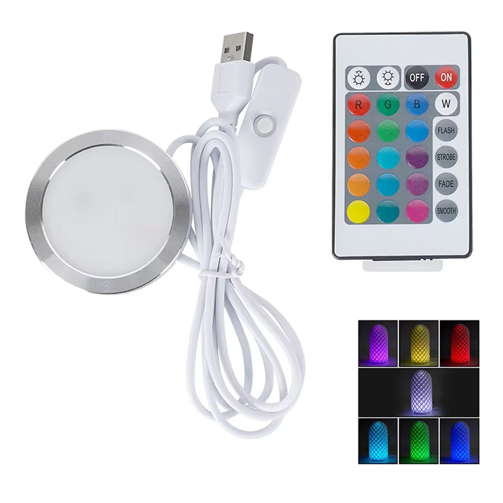 Lampe spot LED RGB compatible avec Bambulab LED Kit USB 5V 3W