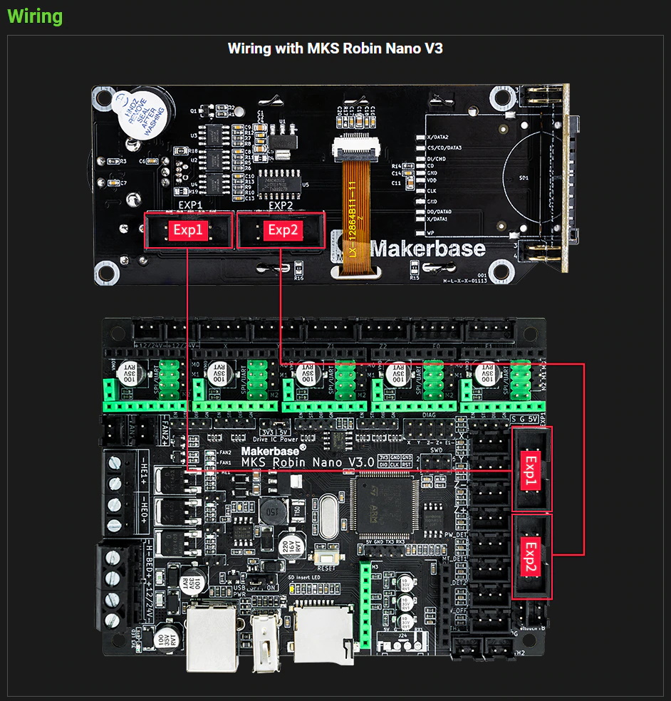 MKS Mini 12864 V3 LCD avec slot SD avant – Image 5