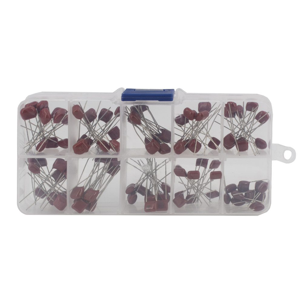 Kit de condensateurs film 100 pièces avec 10 valeurs 10nF~470nF – Image 2