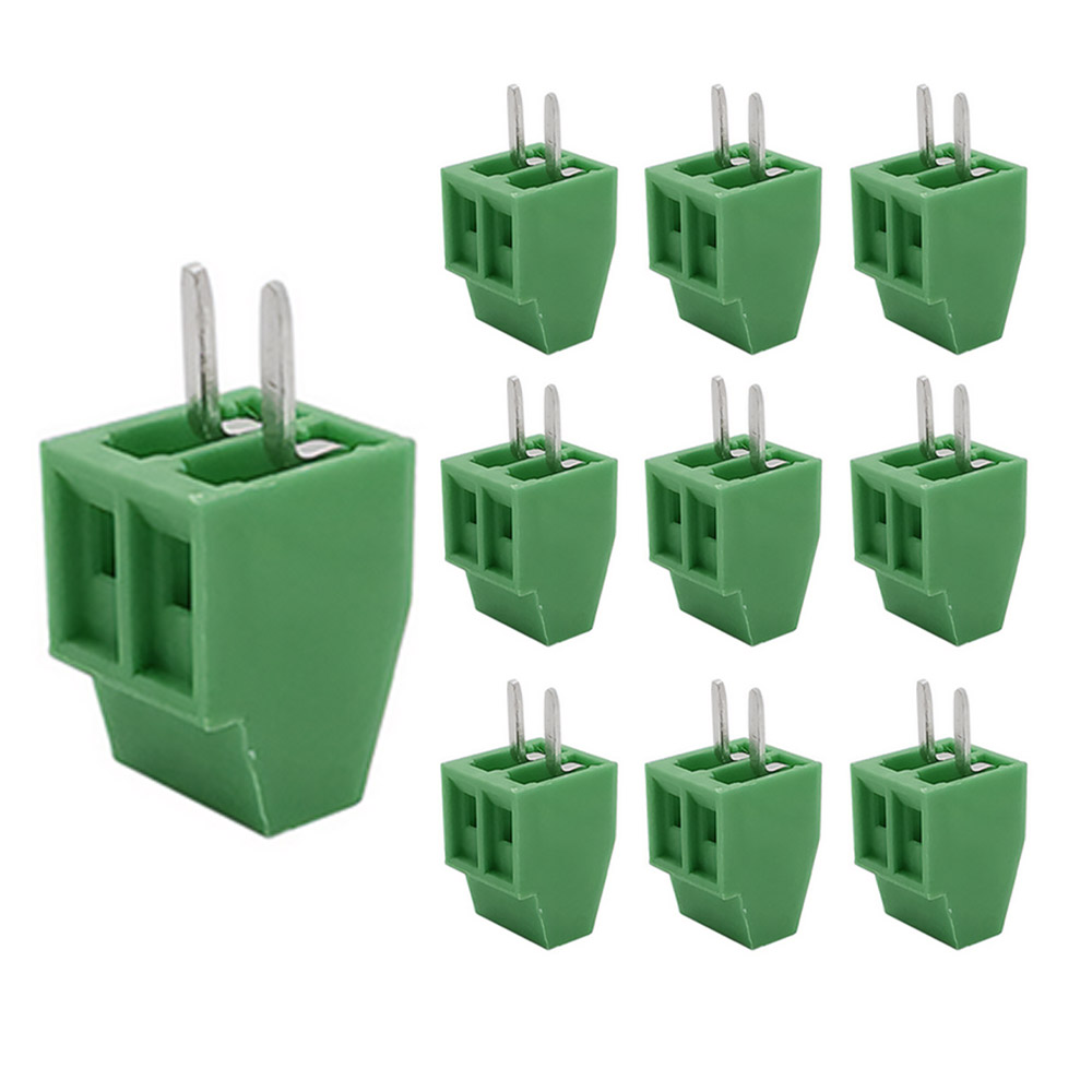 10x bornes à vis 2 broches 2,54 mm 150V 6A pour câbles 26-18 AWG