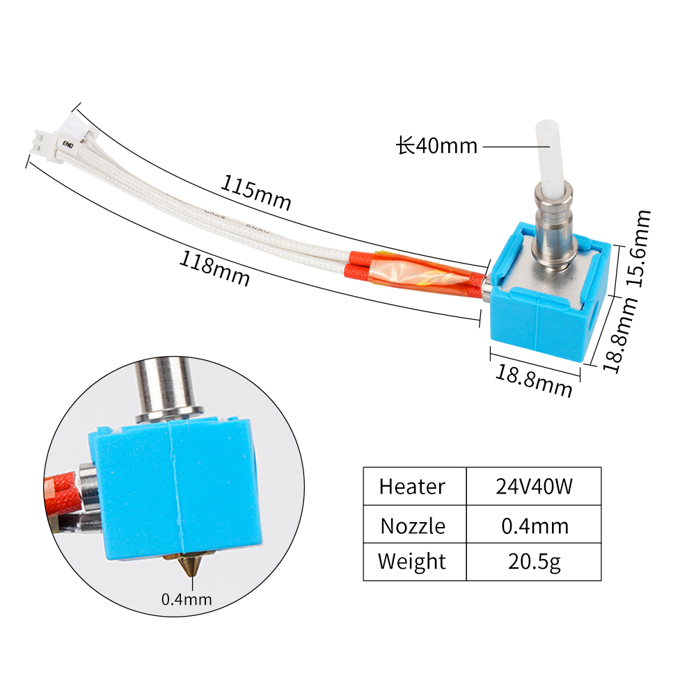 Kit Hotend pour Anycubic Kobra – Image 3
