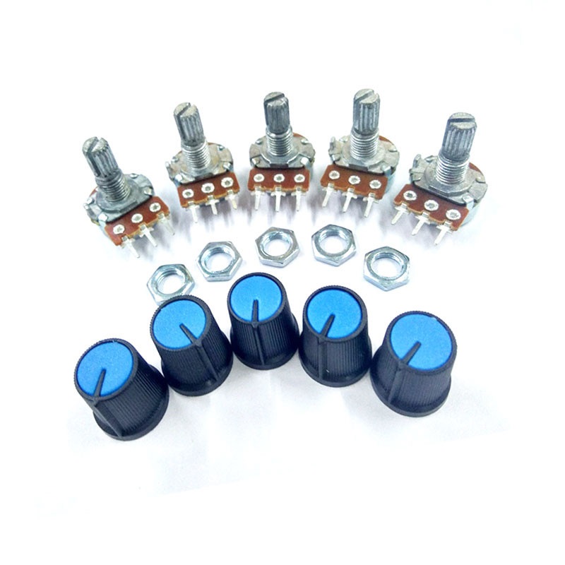 Assortiment de potentiomètres 1K-1M (9 pièces) – Image 2