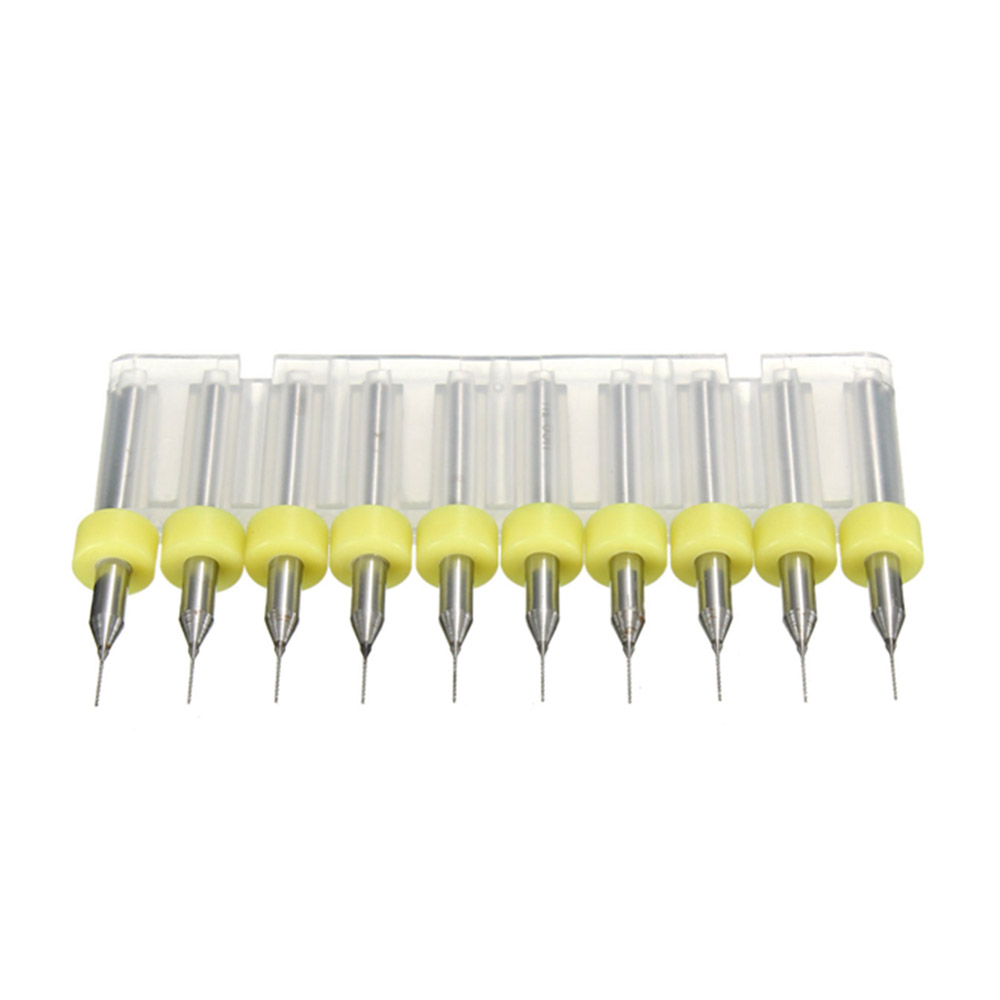 10x Mini foret 0,3 mm pour PCB SMT CNC Dremel Proxxon gravure fraise – Image 3