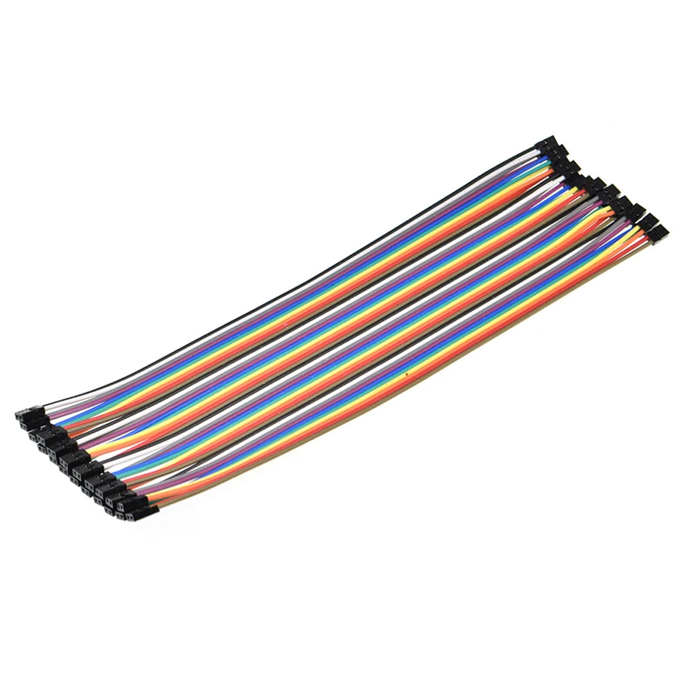 10x câble Dupont 2 broches 2,00 mm fiche femelle vers fiche femelle 20 cm