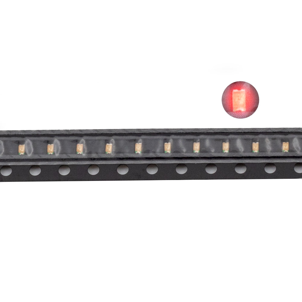 100 LEDs CMS 0603 Rouge
