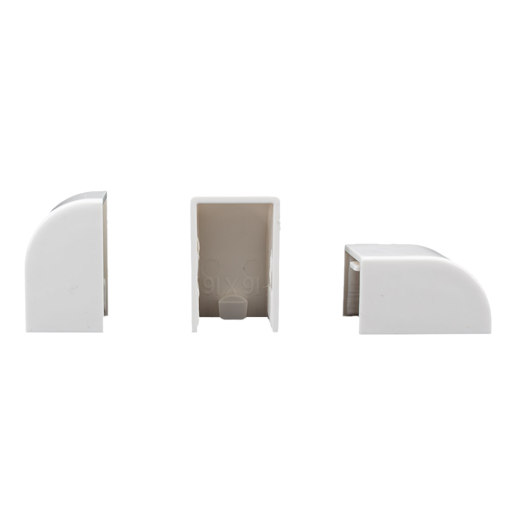 10x yourDroid capuchon de fin de gaine de câbles 16x16 blanc – Image 3