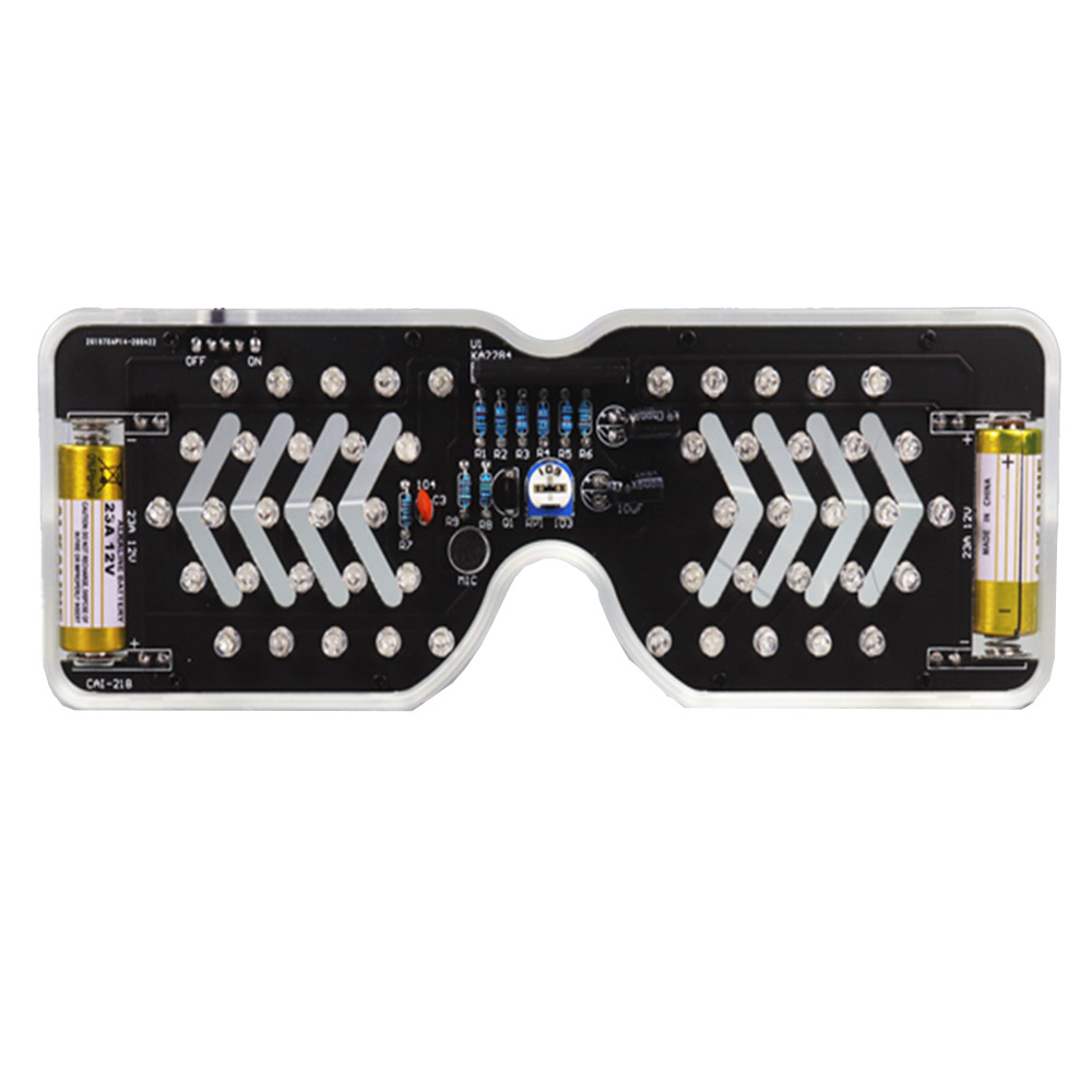 Kit de lunettes à LED sensibles au son – Image 4