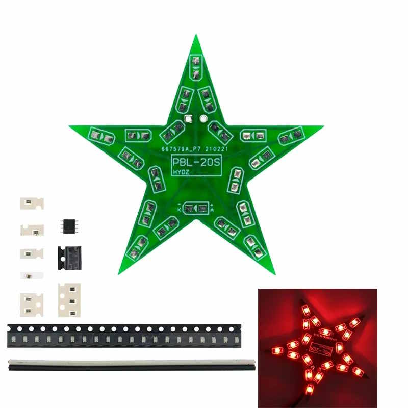 Kit Étoile LED clignotante (rouge) – Image 2
