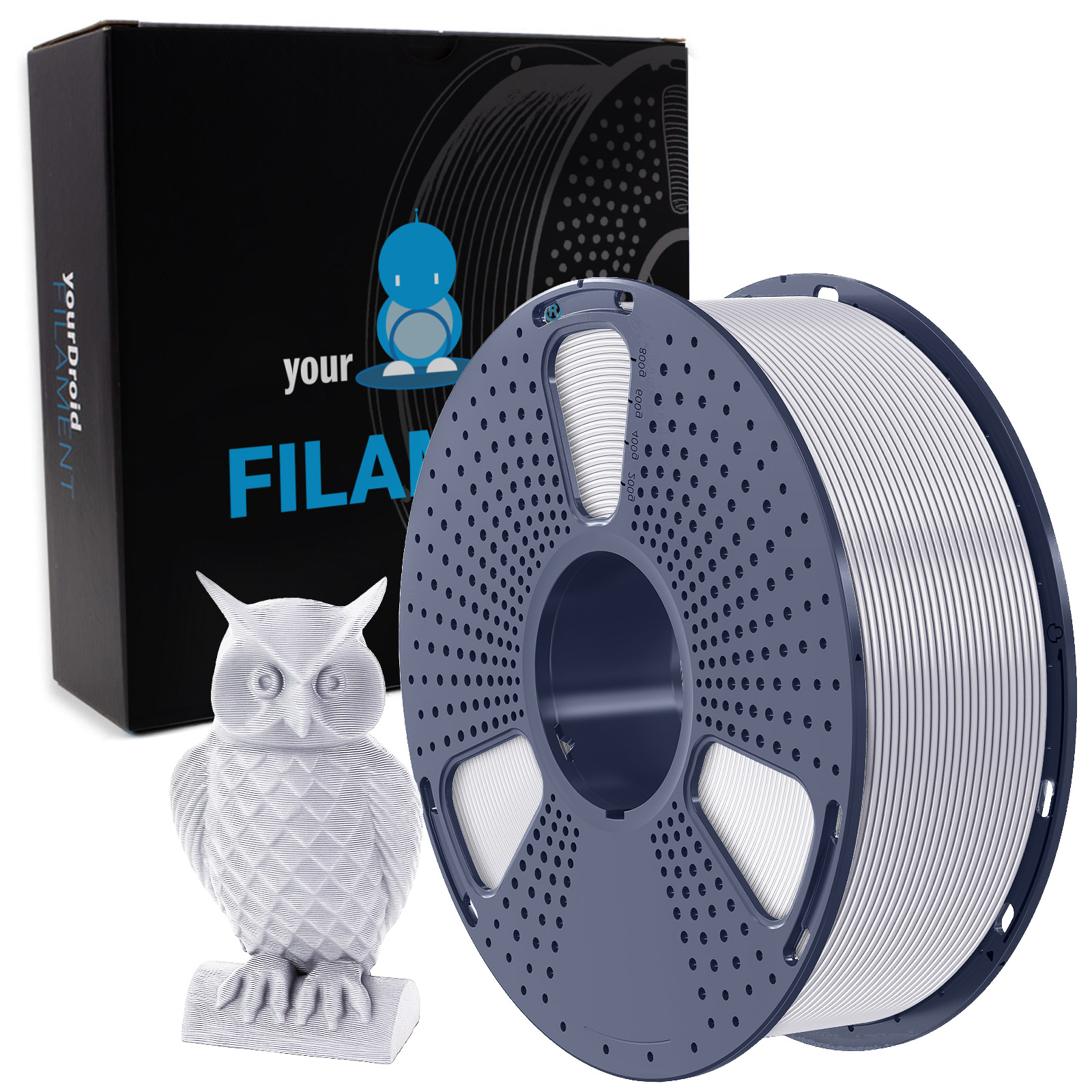 Filament ABS yourDroid Argent 1,75 mm 1 kg