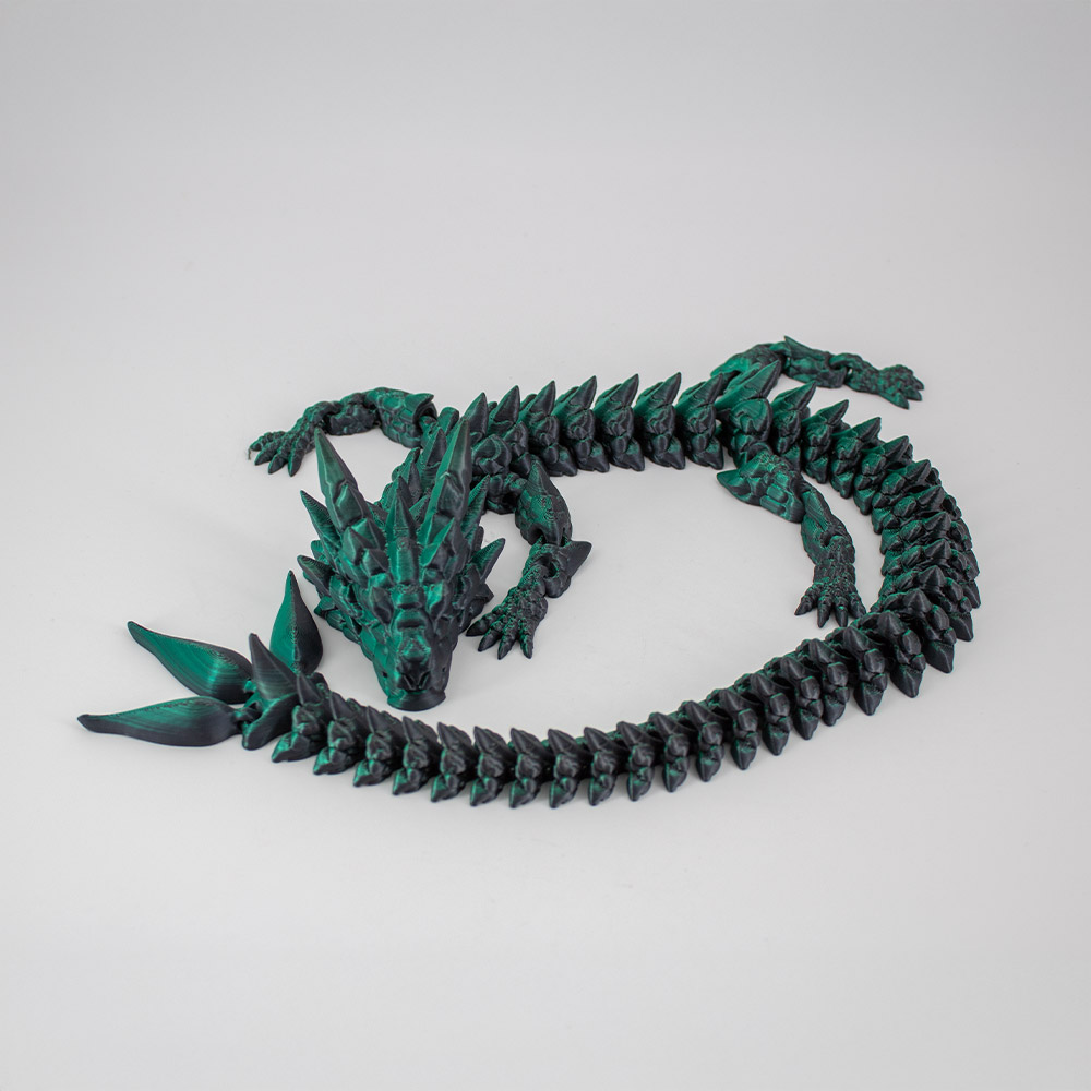 Filament yourDroid DualColor Biosilk PLA+ Noir/Vert 1,75 mm 1 kg – Image 4