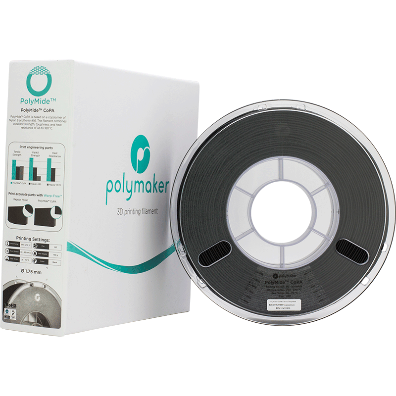 Polymaker Nylon CoPa Filament Noir 1.75mm 750g – Image 5