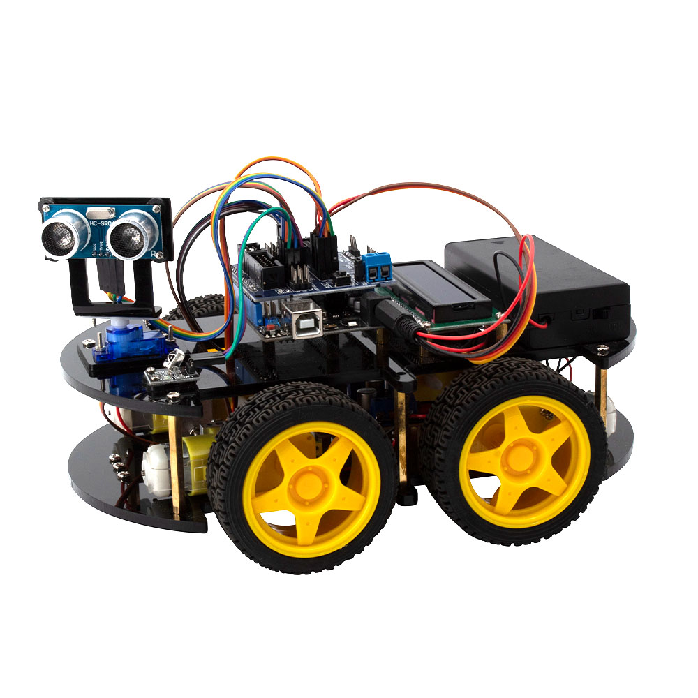yourDroid uno R3 4WD Smart Car kit robotique – Image 4