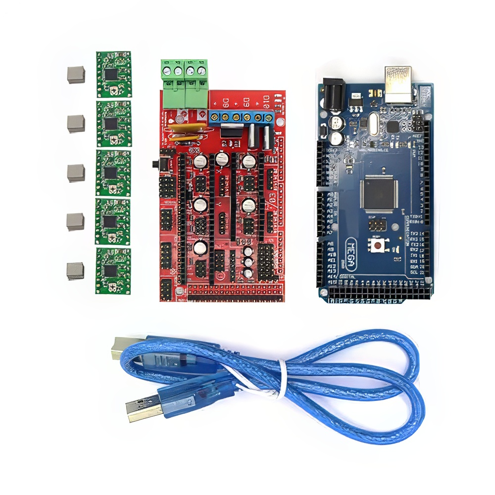 Kit RAMPS 1.4 + Mega2560 R3 + 5 x pilotes A4988 pour imprimante 3D RepRap