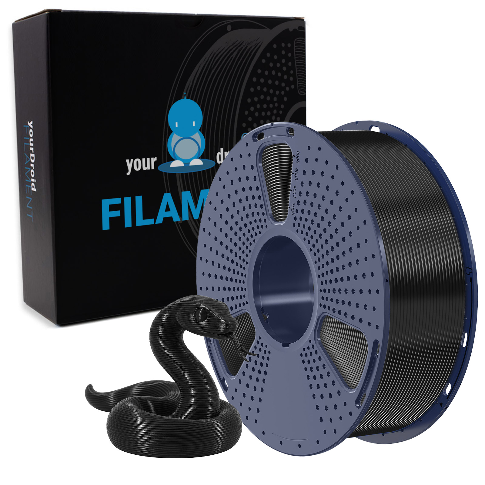 YourDroid Filament ASA Noir 1.75mm 1kg