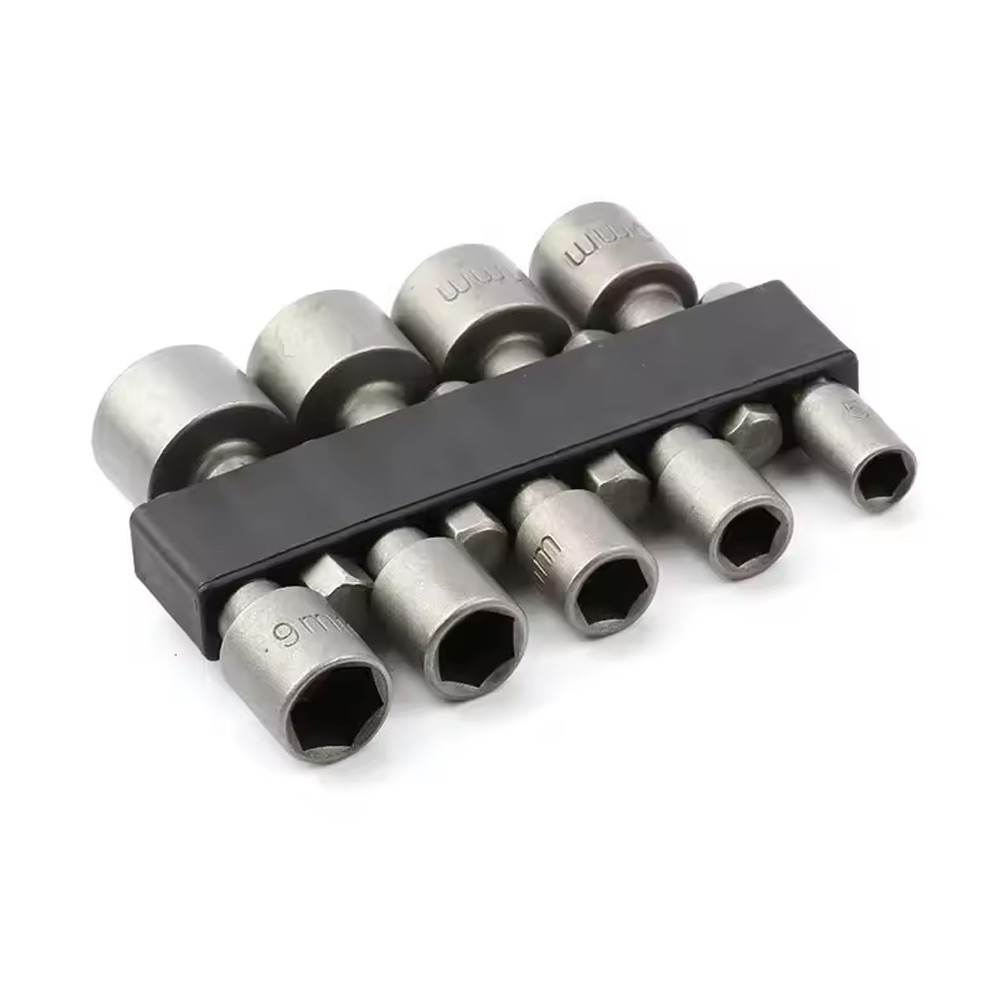Jeu de 9 douilles à embout hexagonal femelle 1/4 pouce – Image 2