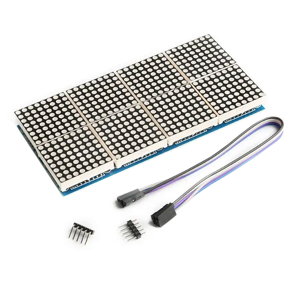 Module matrice LED 2x4 Max7219 rouge