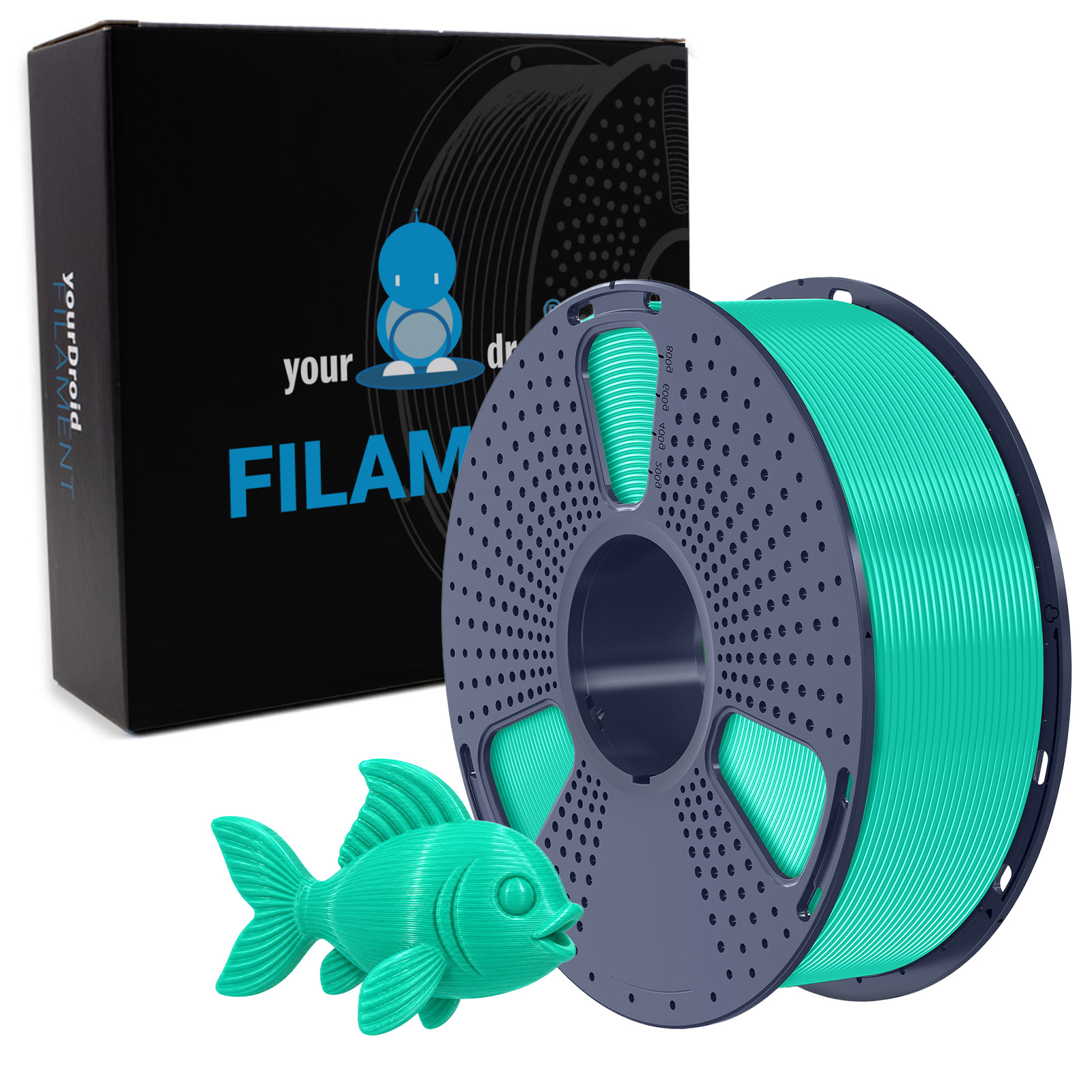 Filament PETG yourDroid turquoise 1,75 mm 1 kg