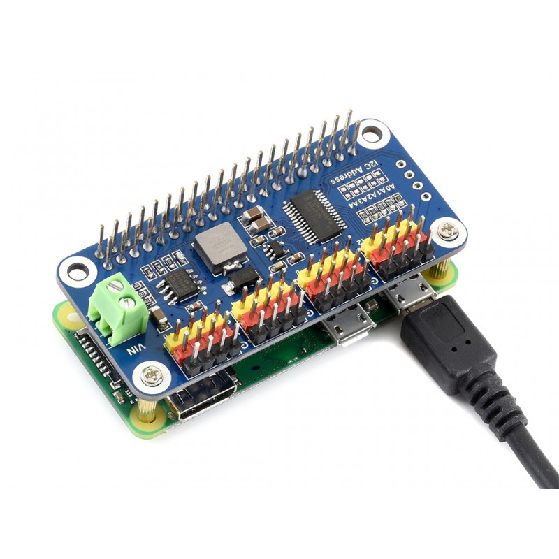Chapeau Servo Driver pour Raspberry Pi 16 canaux 12 bits, I2C – Image 3