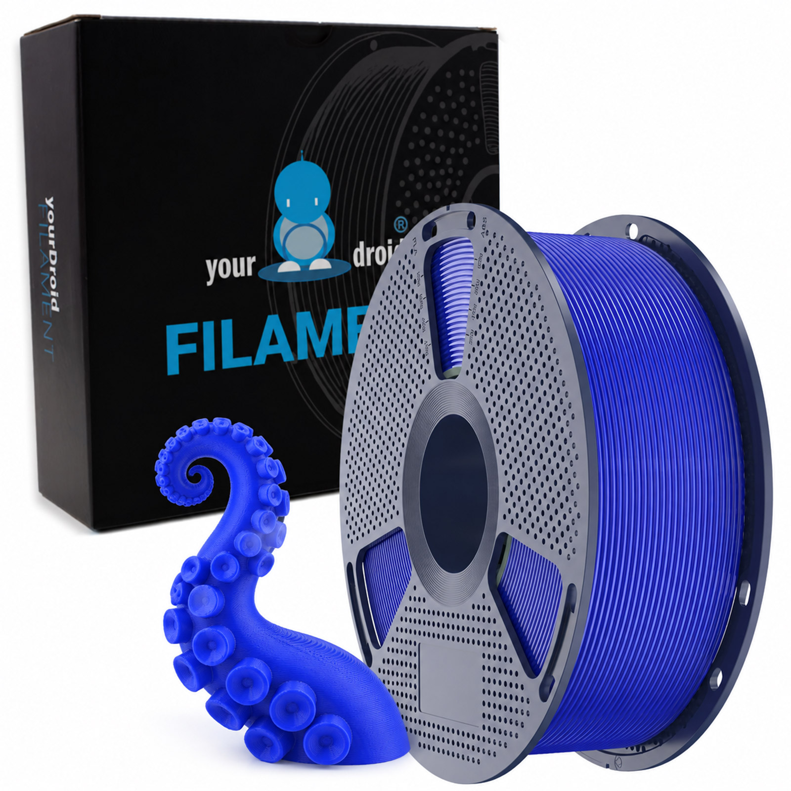 Filament yourDroid PLA+ bleu cobalt 1,75 mm 1 kg