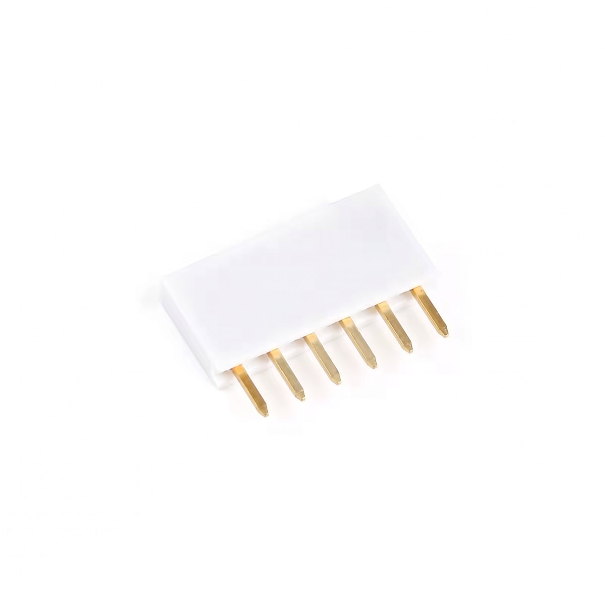 20x barrette femelle 6 broches 2,54 mm blanche – Image 2