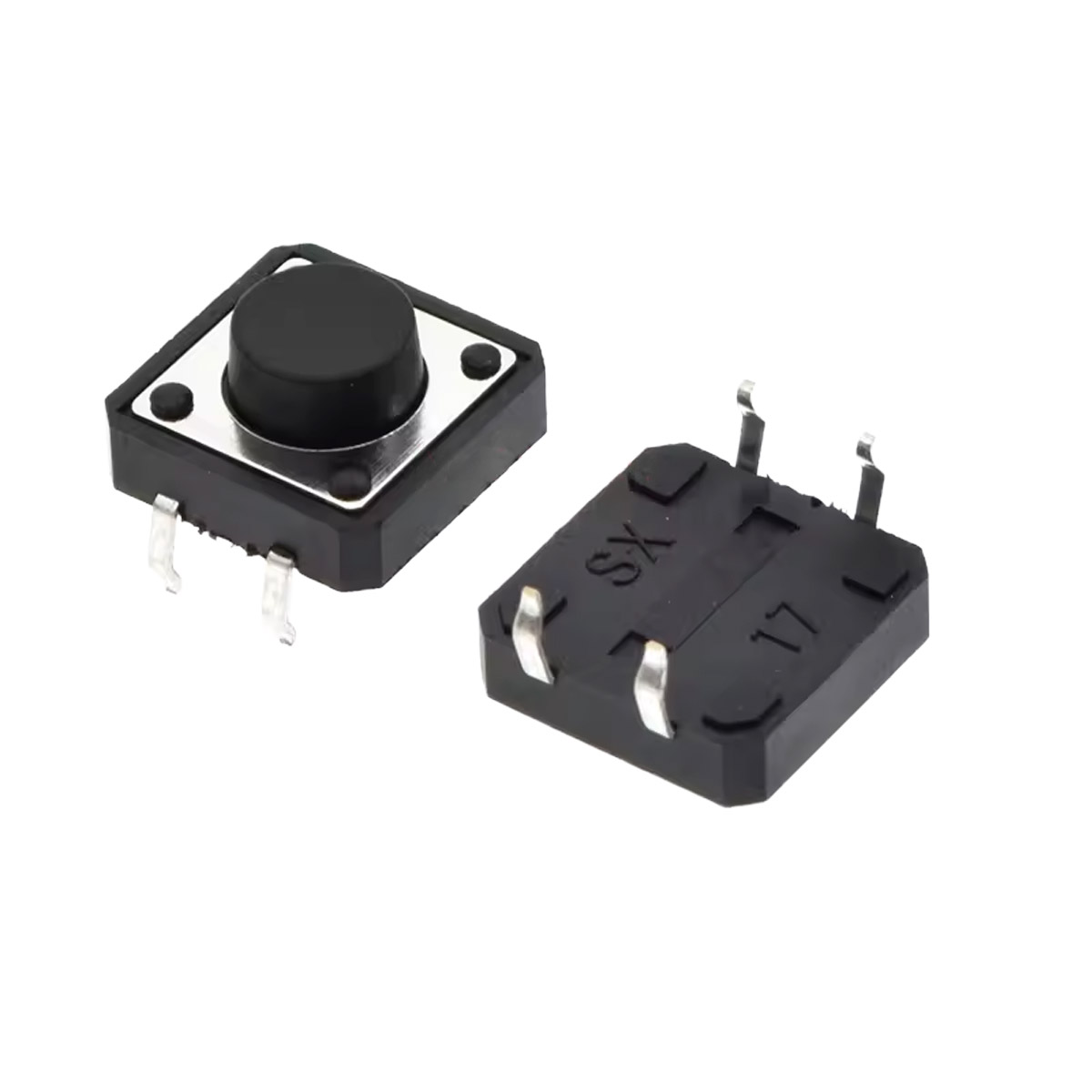 10x Boutons 12x12x6mm THT à pression Micro-interrupteurs 4 broches pour Arduino, clavier et prototypage – Image 2