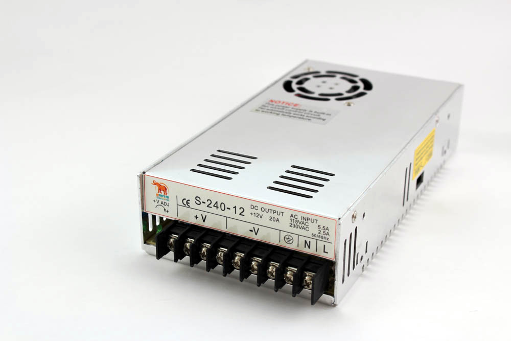 Alimentation Wantai 12V 20A 240W pour imprimantes 3D / machines CNC – Image 2