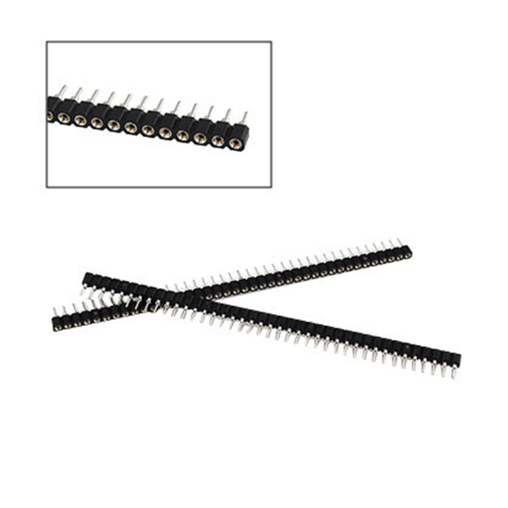 Barrette mâle 40 broches 2,54 mm avec socle à tête ronde