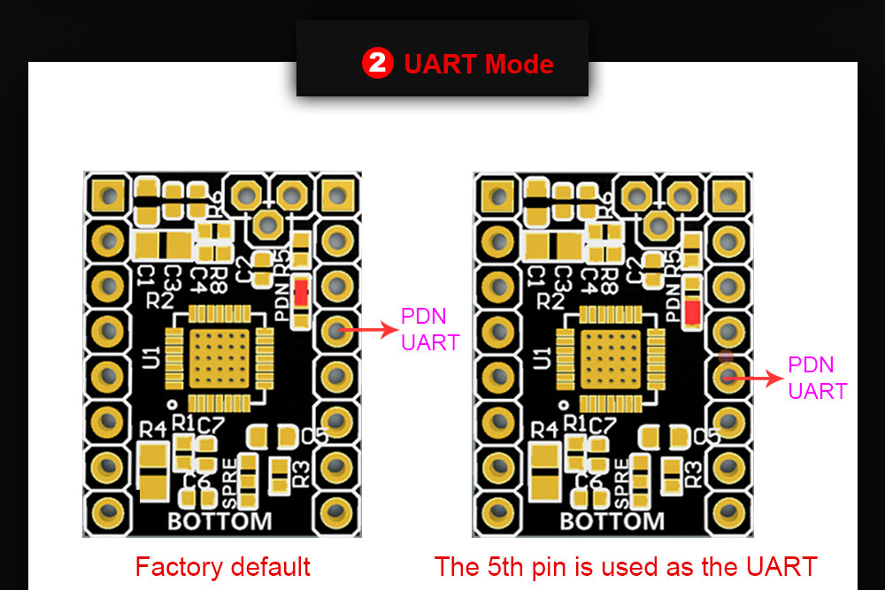5x Bigtreetech TMC2209 V1.3 pilote de moteur pas à pas UART – Image 5
