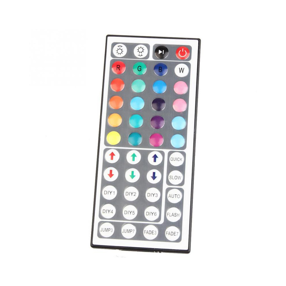 Boîtier de contrôle IR à 44 touches pour bandes LED RGB avec télécommande – Image 2