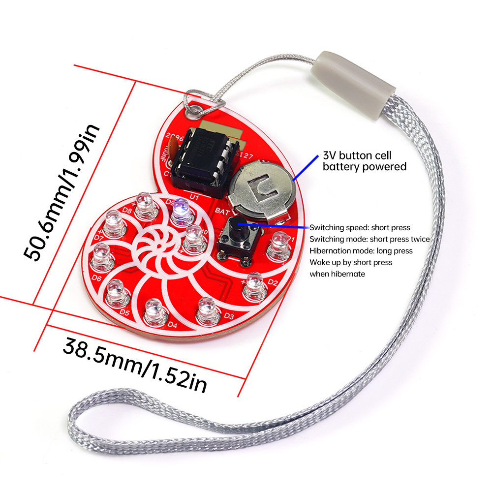 Kit chenillard LED pendentif coquillage – Image 6