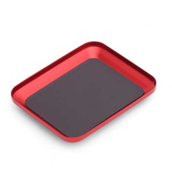 Bac magnétique pour vis - outil de réparation téléphone (rouge)